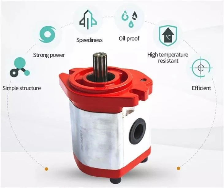 Factory Direct Sales Backhoe Forklift Excavator GRH Mini Oil 2PF Gear Pump