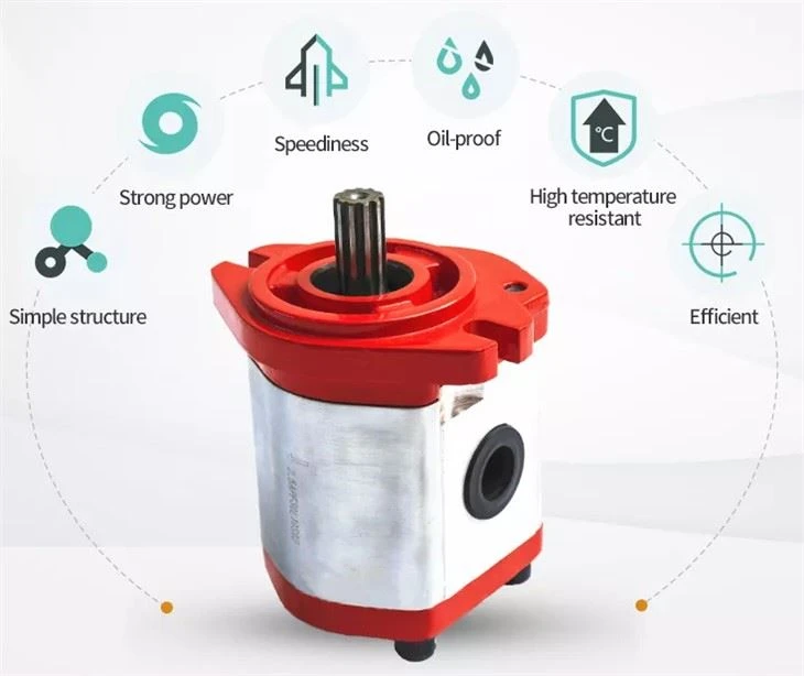 Factory Direct Sales Backhoe Forklift Excavator GRH Mini Oil 2PF Gear Pump